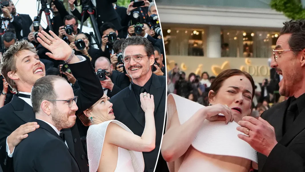 Did Emma Stone Just Call Austin Butler a Hero for His Quick Thinking During Cannes Bee Scare?