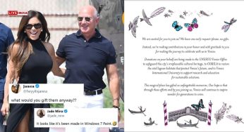 “Money Can’t Buy Taste”: Jeff Bezos’ Wedding Invite Sparks Mockery Online