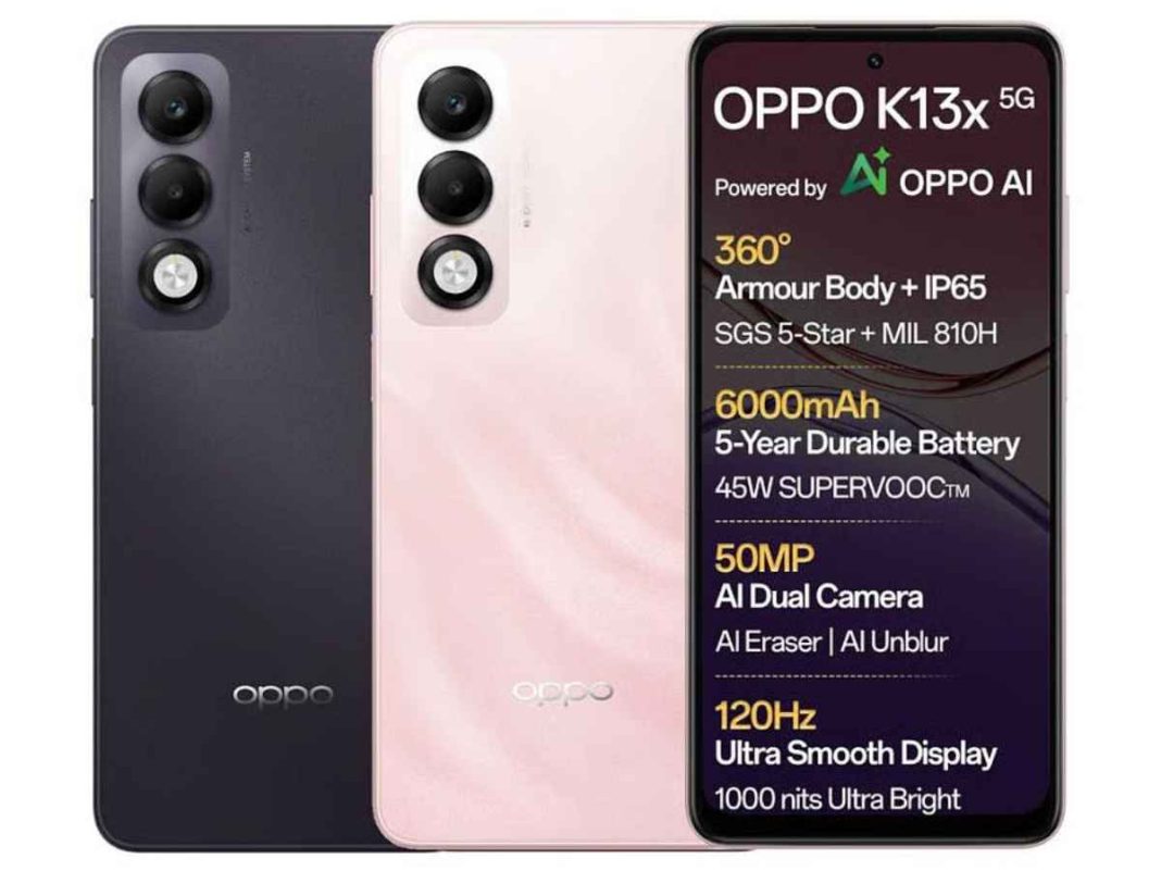 Oppo K13x 5G Price, Specs & Sale Date Revealed