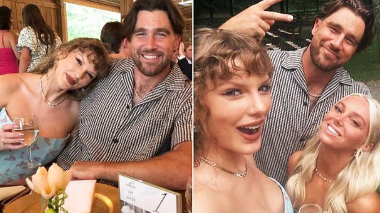 Are Taylor Swift and Travis Kelce the Cutest Wedding Guests Ever?