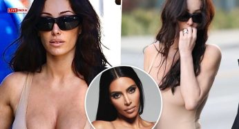 Bianca Censori Looks Like Kim Kardashian in Nude Bodysuit and Fur Boots-See Pics
