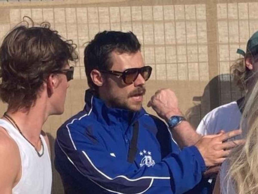 Who’s the Woman Kissing Harry Styles at Glastonbury? Internet Wants to Know!