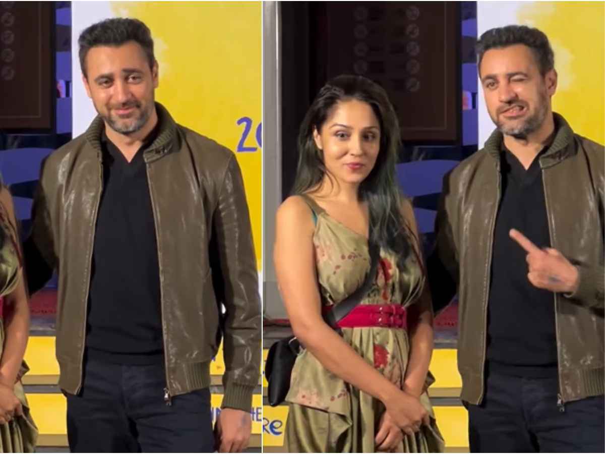 Imran Khan Steps Out With GF Lekha Washington At Sitaare Zameen Par Premiere