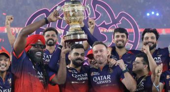“Ee Sala Cup Namdu”: Virat Kohli, AB De Villiers And Chris Gayle Pose With Iconic IPL Trophy