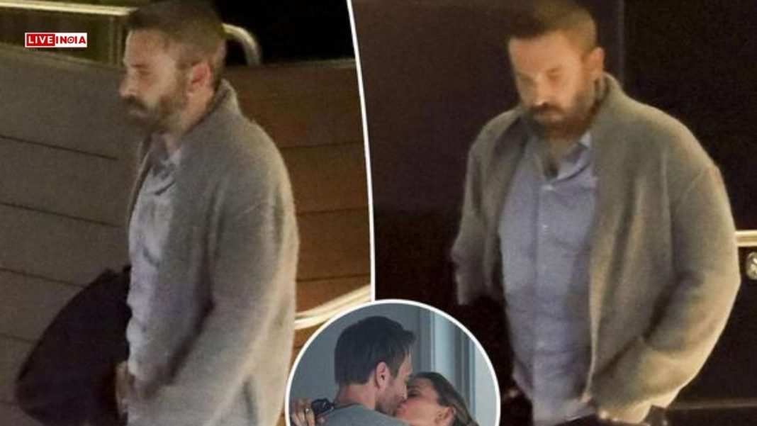 Somber Ben Affleck Spotted Dining Alone After Jennifer Garner's Public Kiss With Boyfriend John Miller