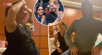 Meghan Markle and Prince Harry Drop Cringe Delivery Room Dance-Watch