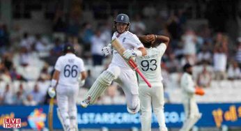 Ollie Pope’s Unbeaten 100 Guides England to 209/3 at Stumps After India Post 471 in First Innings