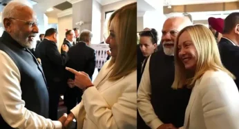 PM Modi Meets Italy’s Giorgia Meloni At G7, Video Goes Viral