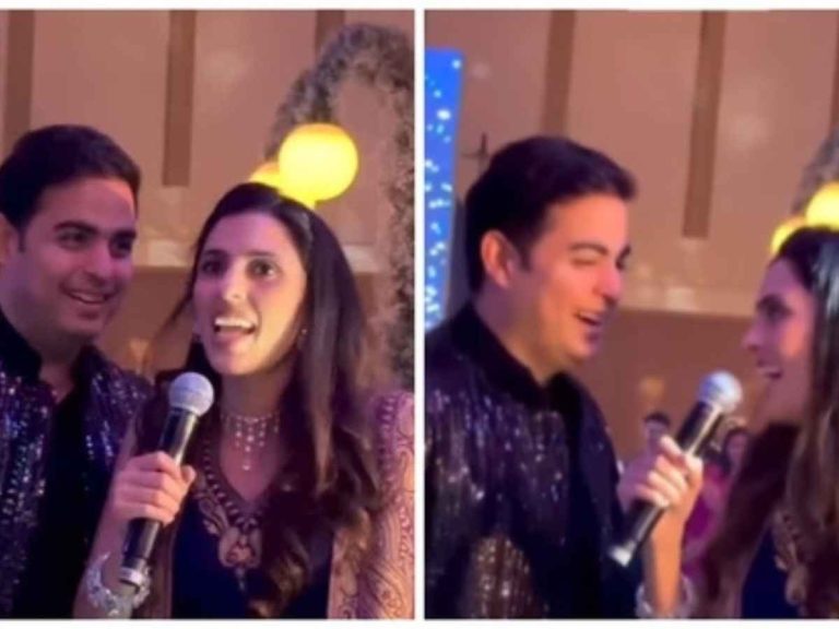 Shloka Mehta and Akash Ambani’s Ethnic Style Goals at Friend’s Wedding Leave Fans in Awe
