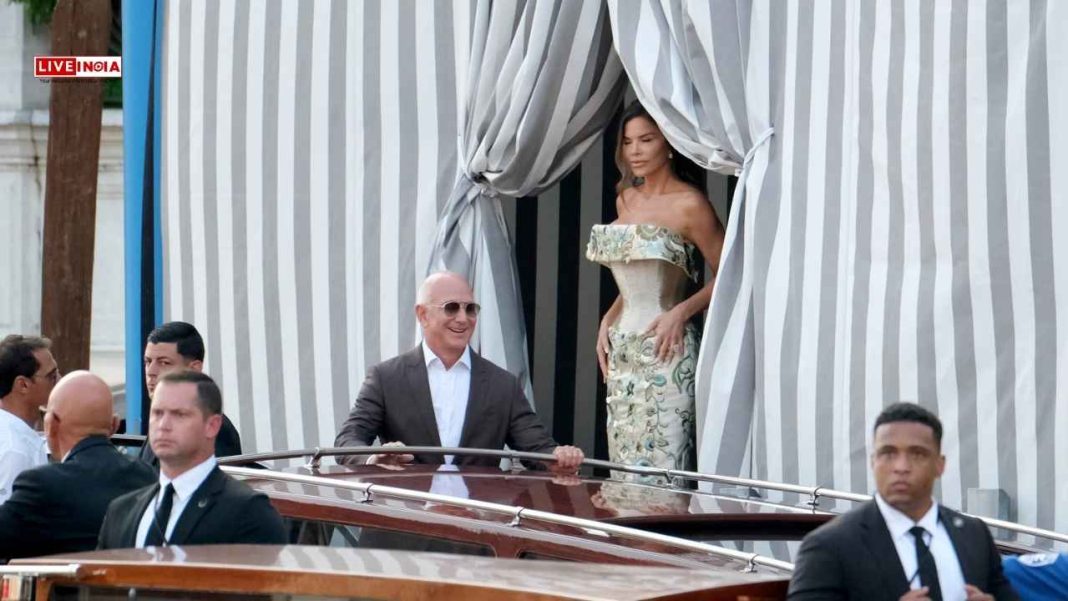 Inside Jeff Bezos-Lauren Sanchez's ₹430 Crore Venetian Wedding: 90 Private Jets, 30 Water Taxis & Star-Studded Opulence | LiveIndia Updates