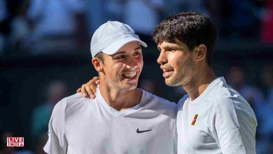 Carlos Alcaraz Cruises Into Wimbledon Third Round With Straight-Sets Win Over British Qualifier