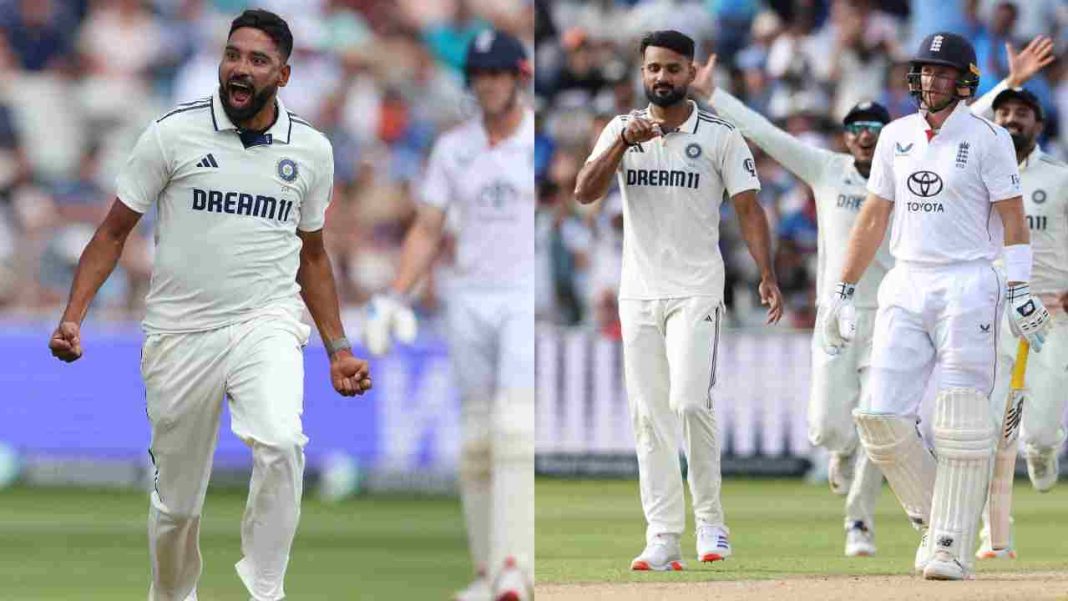 India Dominates as Siraj, Akash Deep Rattle England on Day 4: 7 Wickets Away from Series Leveling Win
