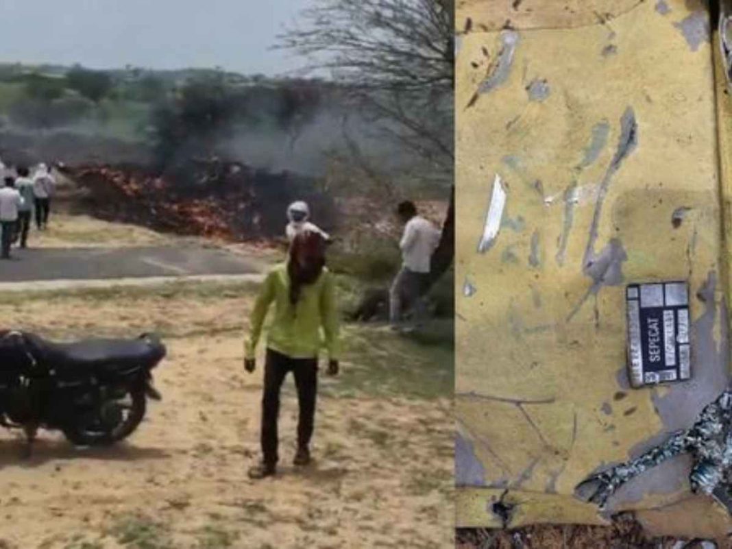 Fighter Jet Crashes in Rajasthan’s Churu, IAF Investigation Underway