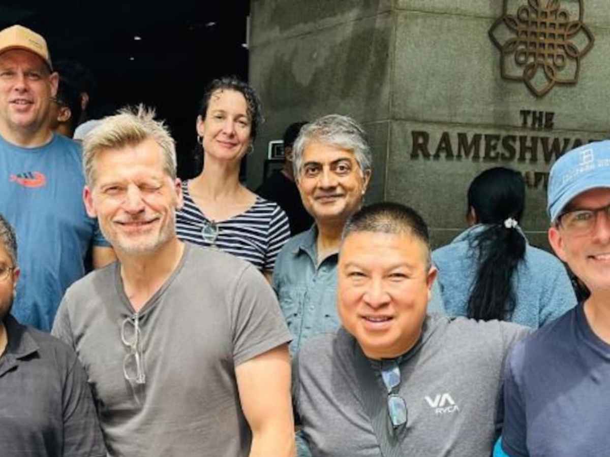 Game of Thrones Star Nikolaj Coster-Waldau Spotted at The Rameshwaram Cafe