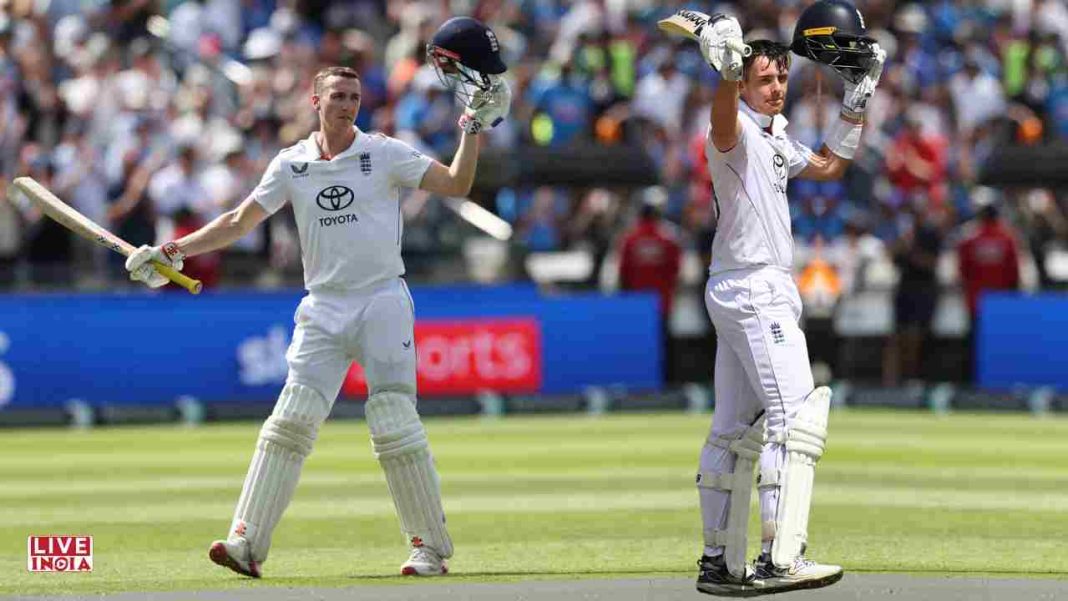 Harry Brook Hails Jamie Smith's Record-Breaking Knock as Duo Rescue England with 303-Run Stand Against India