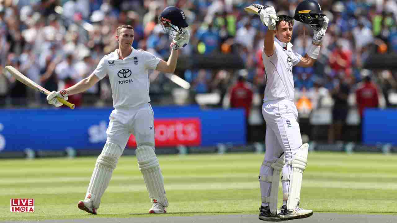 Harry Brook Hails Jamie Smith's Record-Breaking Knock as Duo Rescue England with 303-Run Stand Against India
