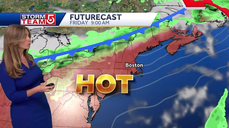 Heat advisory issued as temps near 100 degrees; storms possible Friday