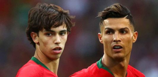 Joao Felix Trains Alongside Cristiano Ronaldo, Video Breaks the Internet!