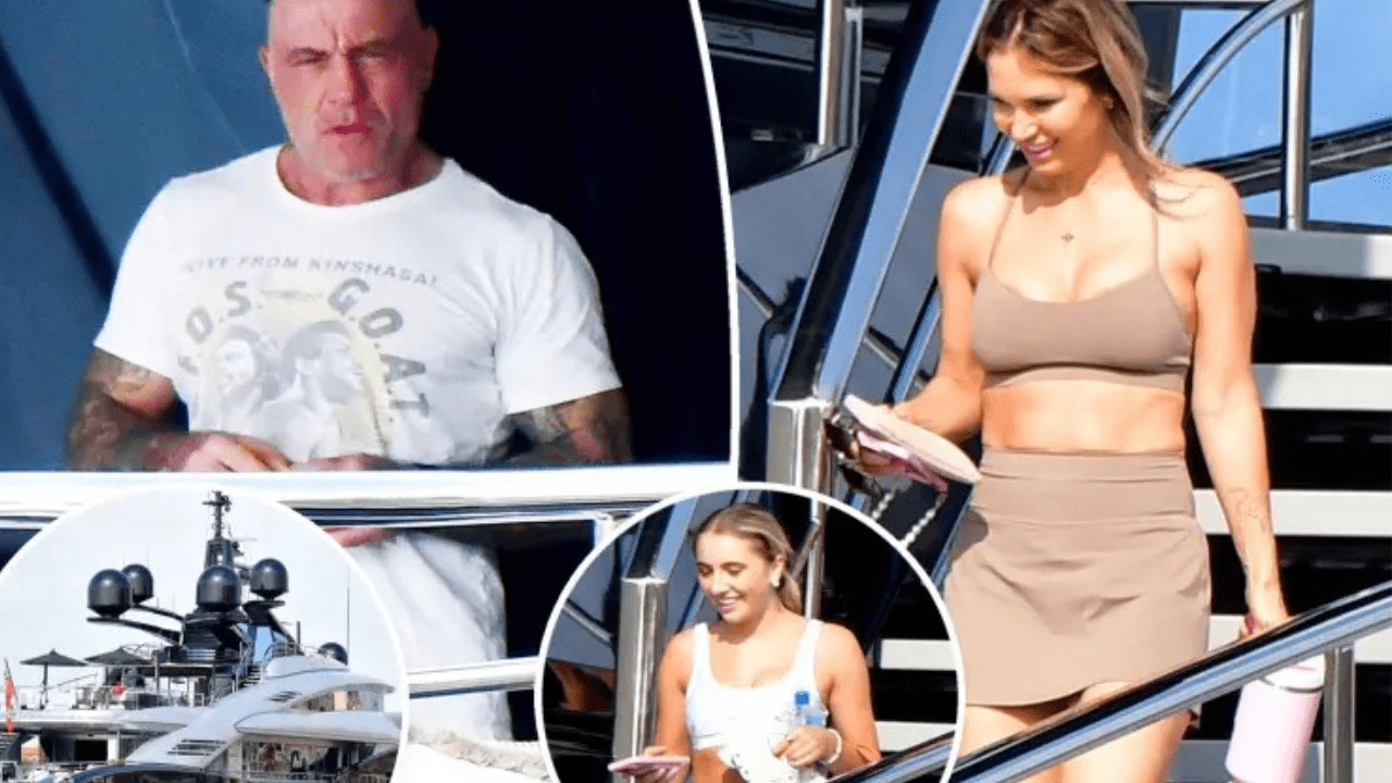 Joe Rogan Spotted Vacationing in Italy Aboard $50M Megayacht With Wife Jessica Ditzel and Daughters