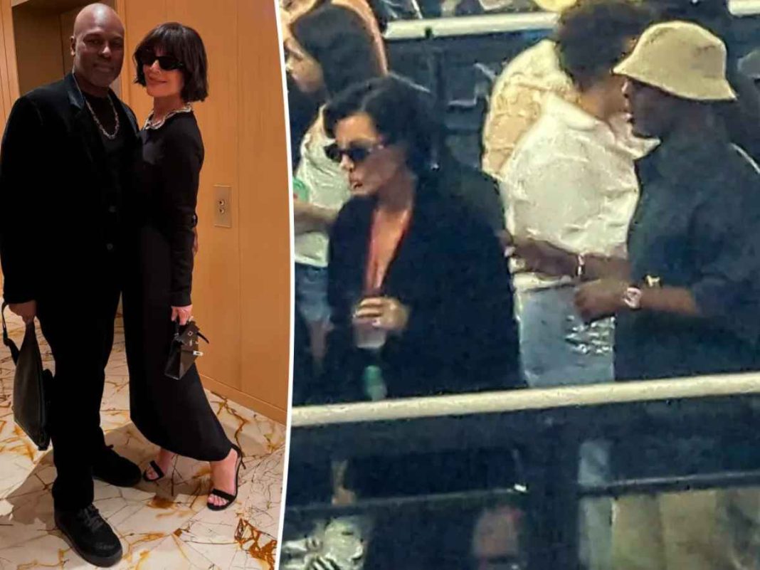 Kris Jenner & Corey Gamble's Tense Moment at Beyoncé Show Caught on Camera