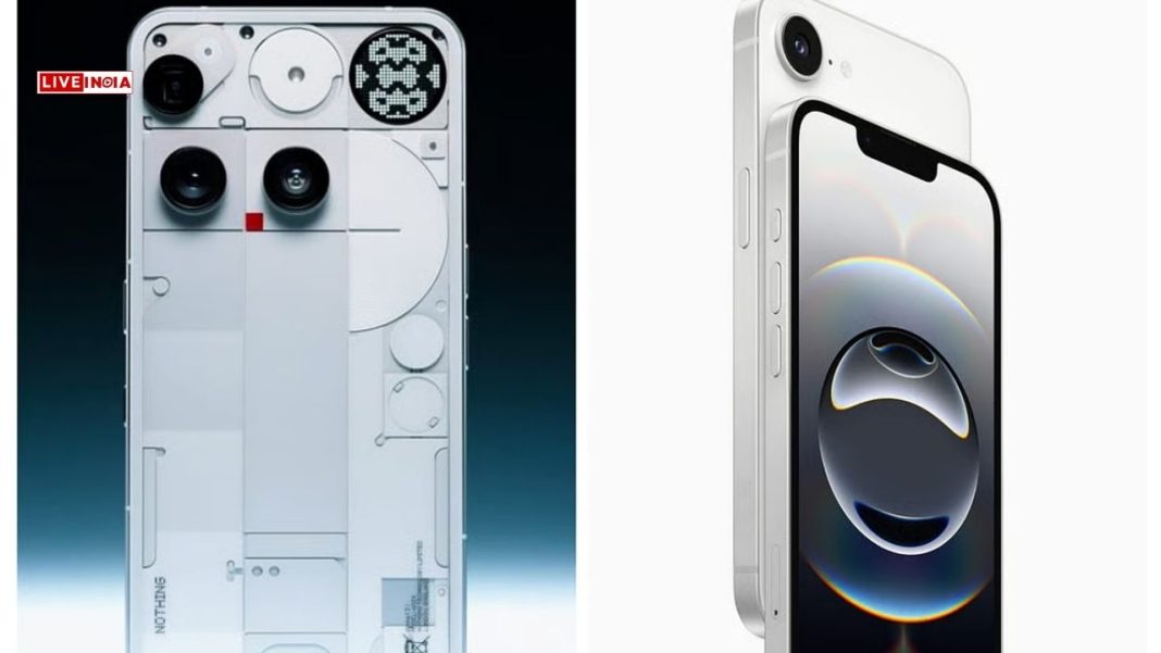 Nothing Phone 3 Vs iPhone 16e: Spec, Design, Chipset, Camera, Battery, Price Compared