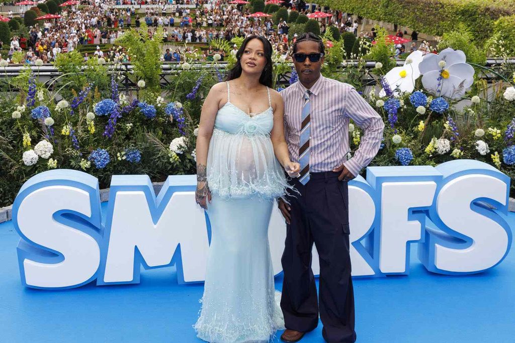 Rihanna Rocks the Smurfs Premiere with Her Two Tiny Co-Stars