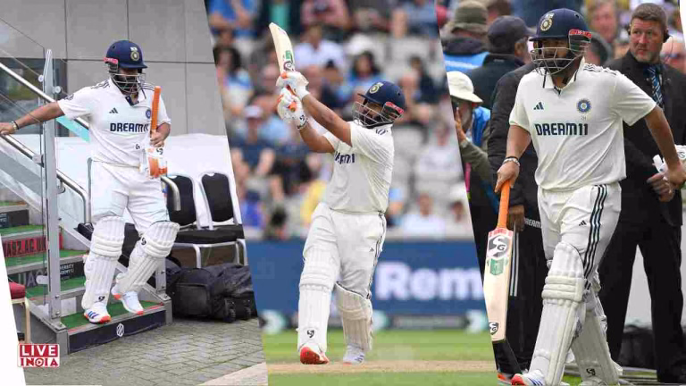 "Resilience Personified": Sachin Tendulkar Hails Rishabh Pant's Courageous Fifty Amidst Fracture News