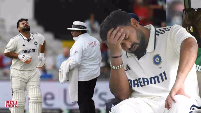 Rishabh Pant's Injury Casts Shadow Over India's Day 1 Performance in Manchester Test