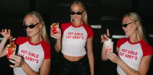 Sophie Cunningham Goes Viral with Arby’s Shirt and Hilarious Cameraman Tumble During Barbie Night Game