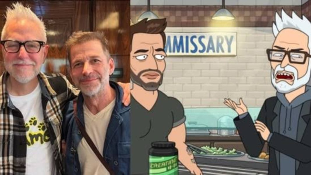 Zack Snyder Tells Superman’s James Gunn: “More Punching Shots!” in Funny Rick & Morty Cameo