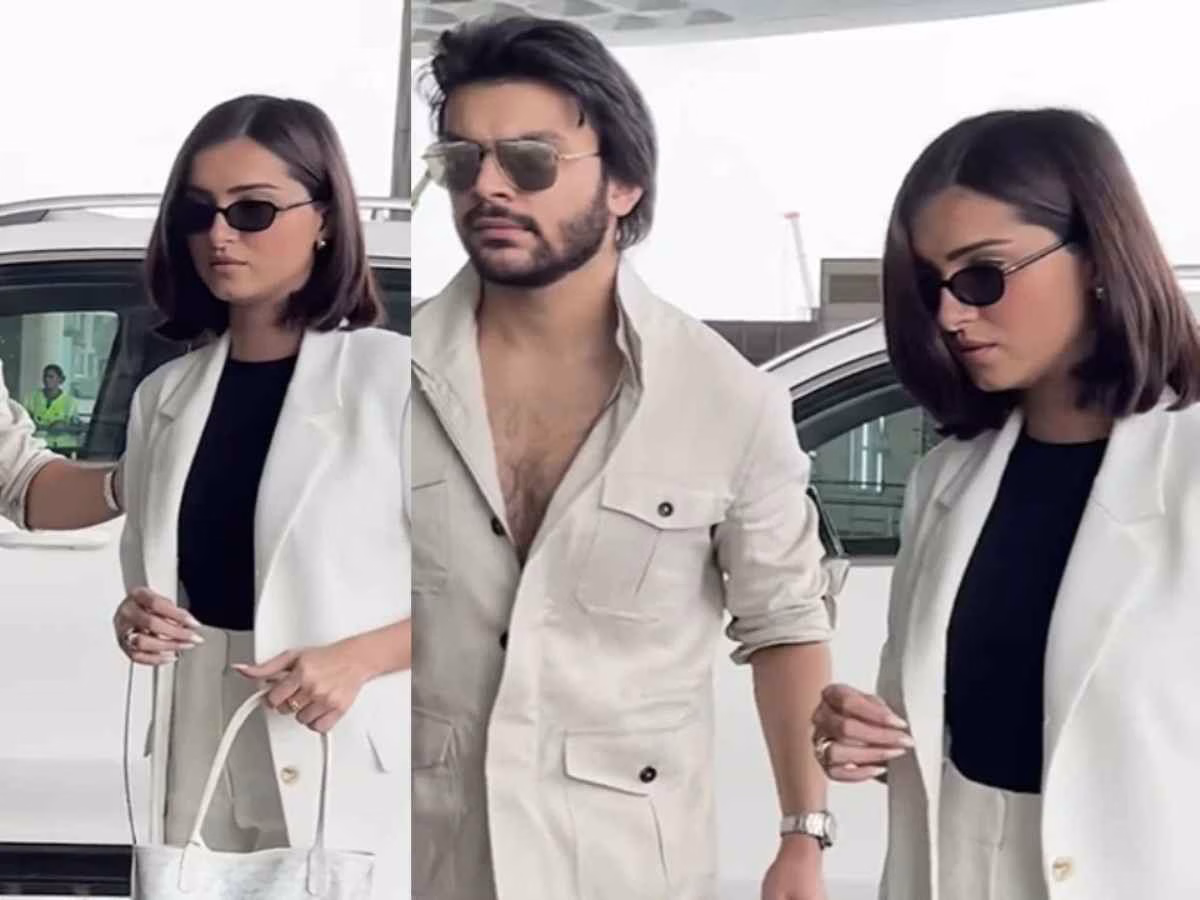 Tara Sutaria, Veer Pahariya Make Heads Turn at Airport