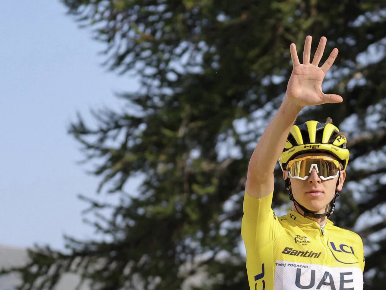 Tour de France Leader Tadej Pogacar In Minor Pre-Stage Collision With Rival Vingegaard's Team Car