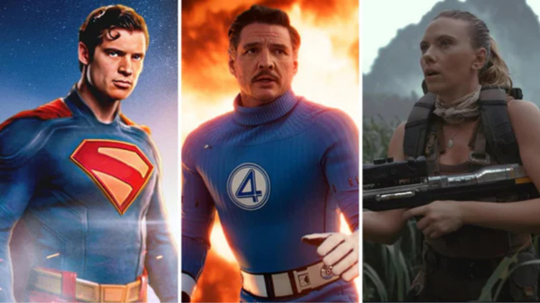 “Which Blockbuster Will Triumph in July’s Box Office: Superman, Jurassic World, or Fantastic Four?”