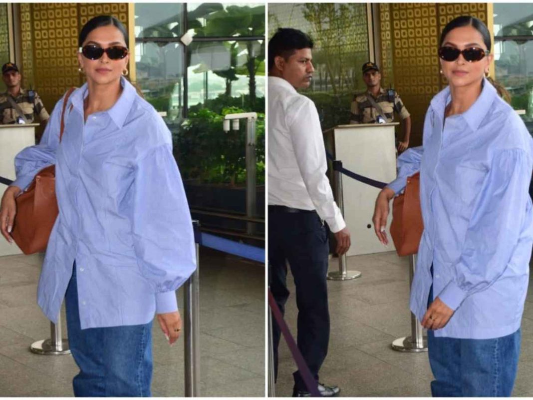 Deepika Padukone Turns Heads In Chic Casuals At Mumbai Airport