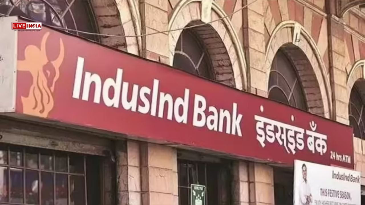 LiveIndia Markets Update: Karnataka Bank Slips While IndusInd Leads Gains in Banking Pack