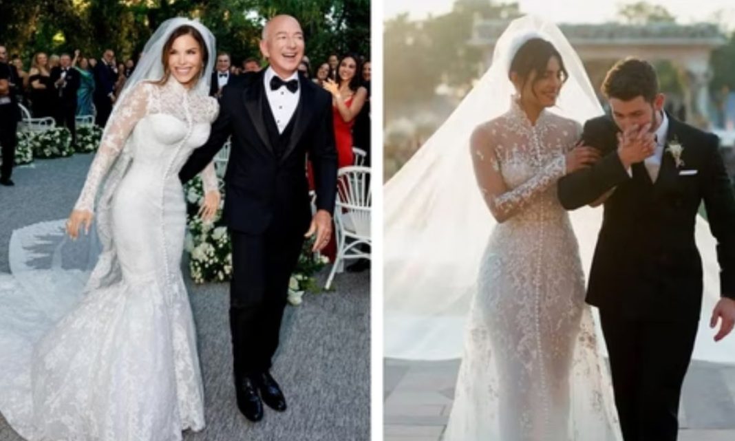 Lauren Sanchez’s Wedding Gown Sparks Déjà Vu—Did She Copy Priyanka Chopra?