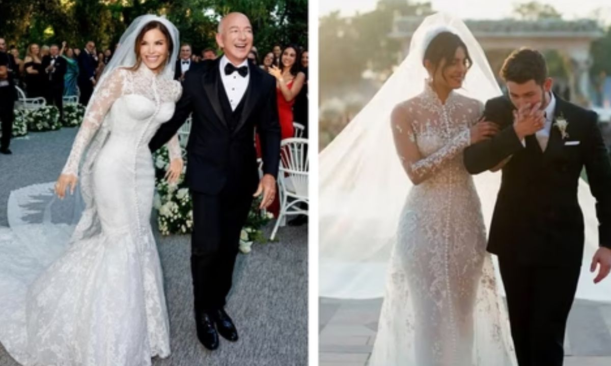 Lauren Sanchez’s Wedding Gown Sparks Déjà Vu—Did She Copy Priyanka Chopra?