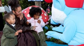 Rihanna Rocks the Smurfs Premiere with Her Two Tiny Co-Stars