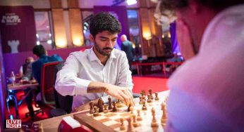 D Gukesh Stuns Magnus Carlsen Again at SuperUnited Rapid and Blitz 2025, Emerges as Sole Leader