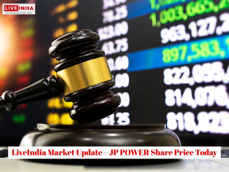 LiveIndia Market Update – JP Power Share Price Today