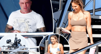 Joe Rogan Spotted Vacationing In Italy Aboard $50M Megayacht With Wife Jessica Ditzel and Daughters