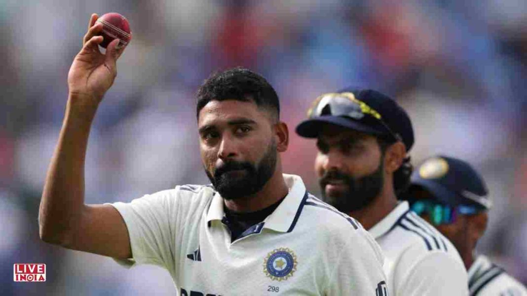 Mohammed Siraj’s Six-Wicket Haul Powers India to 180-Run Lead in Edgbaston Test