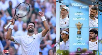 Novak Djokovic Reaches Record 14th Wimbledon Semifinal, Eyes Eighth Title and Showdown with Jannik Sinner