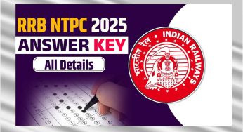 “RRB NTPC 2025 Answer Key Out—Objection Window Open On this date!