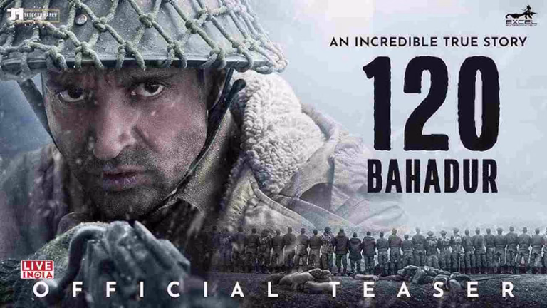 Farhan Akhtar's '120 Bahadur' Teaser Unveiled: A Riveting Glimpse into the Heroic 1962 Indo-China War