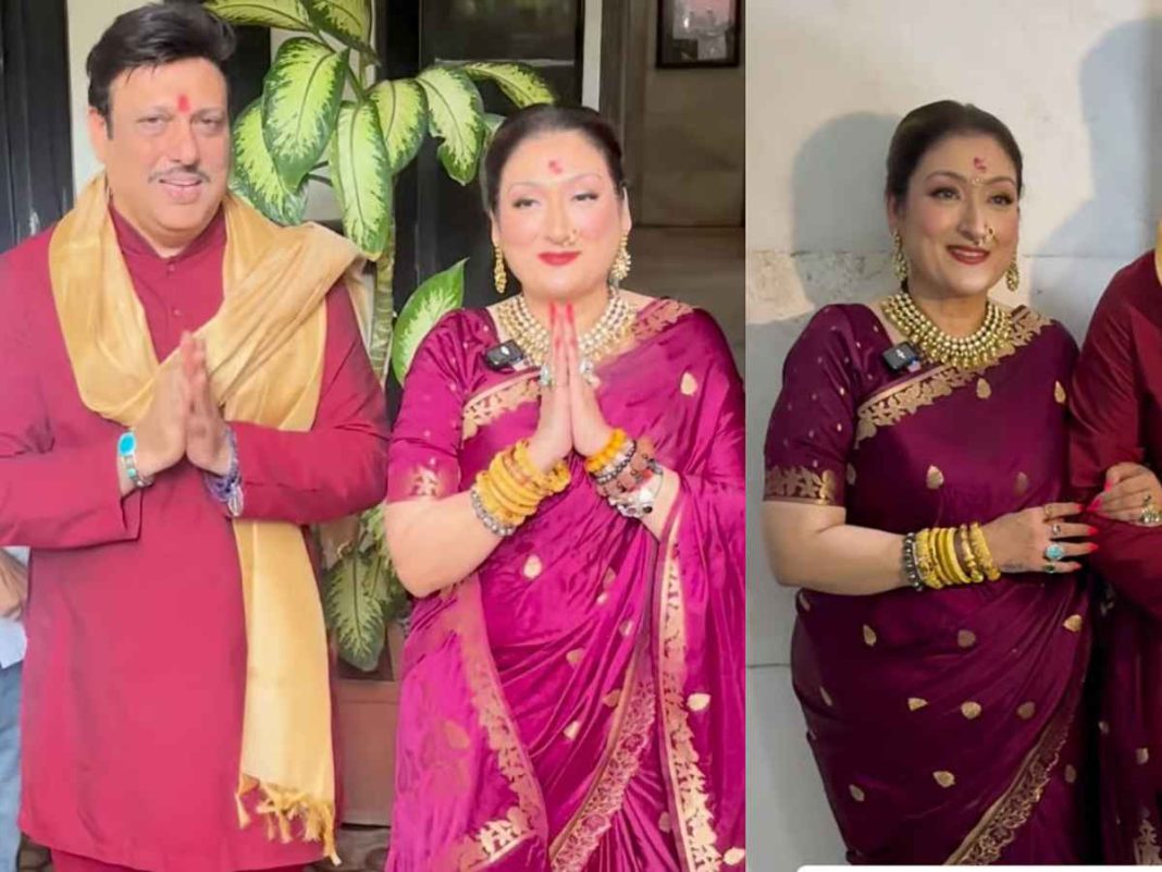 Govinda & Sunita Ahuja Quash Divorce Rumours, Celebrate Ganesh Chaturthi Together