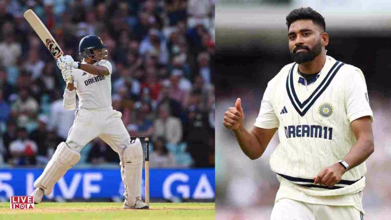Jaiswal's Blazing Fifty & Pace Powerhouse Duo Put England on the Ropes at The Oval