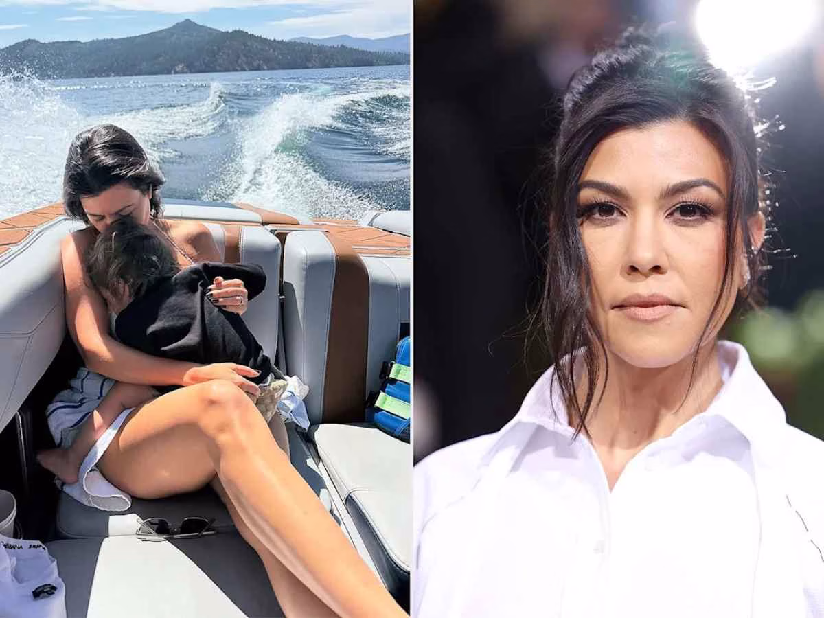 Kourtney Kardashian Hits Back At Backlash Over Son Spotted Without Life Vest On Boat