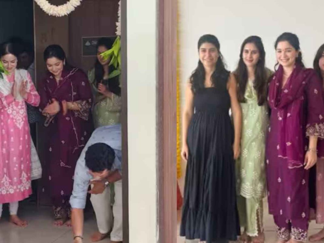 Arjun Tendulkar's Rumored Fiancée Saaniya Chandook Seen With Sachin Tendulkar And Family