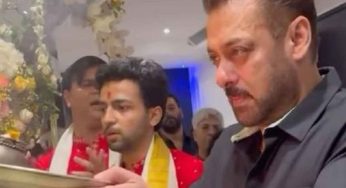 Salman Khan Performs Aarti As He Celebrates Ganesh Chaturthi With Family